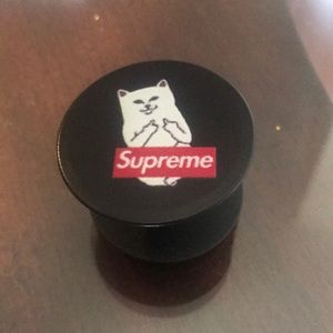 Supreme inspired pop socket
